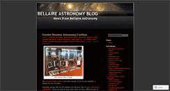 Desktop Screenshot of bellaireastro.wordpress.com