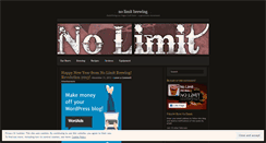 Desktop Screenshot of nolimitbrewing.wordpress.com