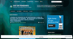 Desktop Screenshot of dxtenfemenino.wordpress.com