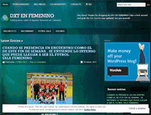 Tablet Screenshot of dxtenfemenino.wordpress.com