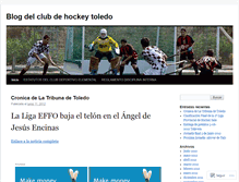 Tablet Screenshot of clubhockeytoledo.wordpress.com