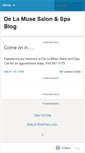 Mobile Screenshot of delamuse.wordpress.com