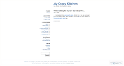 Desktop Screenshot of mycrazykitchen.wordpress.com