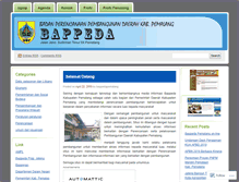 Tablet Screenshot of bappedapemalang.wordpress.com