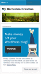 Mobile Screenshot of mybarcelonaerasmus.wordpress.com