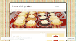 Desktop Screenshot of loveandicingcakes.wordpress.com