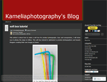 Tablet Screenshot of kameliaphotography.wordpress.com