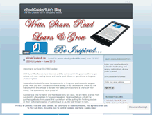 Tablet Screenshot of ebookguides4life.wordpress.com