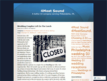 Tablet Screenshot of 4mostsound.wordpress.com