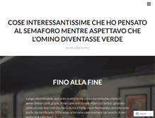 Tablet Screenshot of andrebellomo.wordpress.com