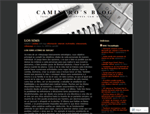 Tablet Screenshot of caminero.wordpress.com