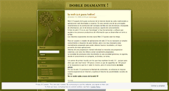 Desktop Screenshot of doblediamante.wordpress.com