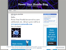 Tablet Screenshot of poweryournoodle.wordpress.com