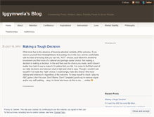 Tablet Screenshot of iggymwela.wordpress.com