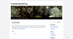 Desktop Screenshot of columbiabouldering.wordpress.com