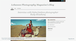 Desktop Screenshot of lebanesephotographymagazine.wordpress.com