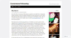 Desktop Screenshot of cornerstonefellowship.wordpress.com