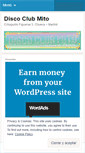 Mobile Screenshot of discoclubmito.wordpress.com