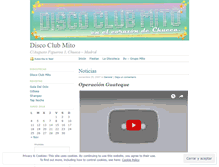 Tablet Screenshot of discoclubmito.wordpress.com