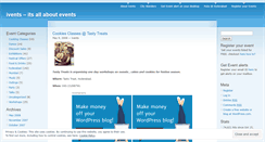 Desktop Screenshot of ivents.wordpress.com