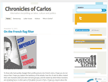 Tablet Screenshot of chrocarlos.wordpress.com