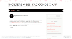 Desktop Screenshot of ingilterevizesikacgundecikar.wordpress.com