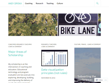 Tablet Screenshot of andydriska.wordpress.com