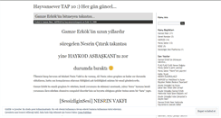 Desktop Screenshot of hayvansevermagazin.wordpress.com