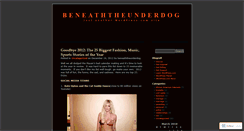Desktop Screenshot of beneaththeunderdog.wordpress.com