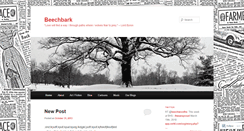 Desktop Screenshot of beechbark.wordpress.com