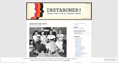 Desktop Screenshot of instaboner.wordpress.com
