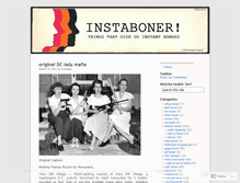 Tablet Screenshot of instaboner.wordpress.com