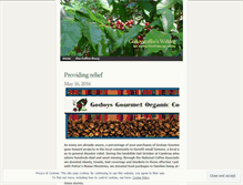 Tablet Screenshot of godoyscoffee.wordpress.com