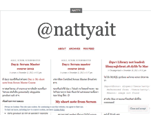 Tablet Screenshot of nattyait.wordpress.com