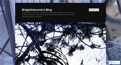 Desktop Screenshot of britgirlintoronto.wordpress.com
