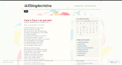 Desktop Screenshot of elblogdecristina.wordpress.com