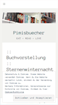 Mobile Screenshot of pimisbuecher.wordpress.com