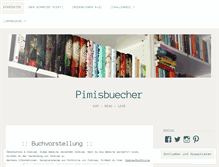 Tablet Screenshot of pimisbuecher.wordpress.com