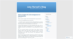 Desktop Screenshot of amyparnell.wordpress.com