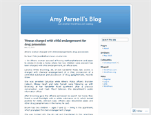 Tablet Screenshot of amyparnell.wordpress.com