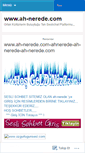 Mobile Screenshot of ahnerede.wordpress.com