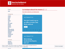 Tablet Screenshot of feeclochettemoi.wordpress.com