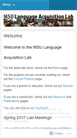 Mobile Screenshot of msuacquisition.wordpress.com