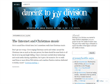 Tablet Screenshot of dancingtojoydivision.wordpress.com