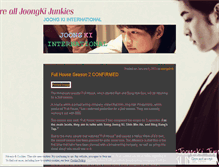 Tablet Screenshot of joongkiinternational.wordpress.com