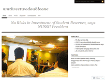 Tablet Screenshot of nmthreetwodoubleone.wordpress.com