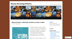 Desktop Screenshot of alcionepinheiro.wordpress.com