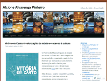 Tablet Screenshot of alcionepinheiro.wordpress.com