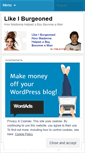Mobile Screenshot of likeiburgeoned.wordpress.com