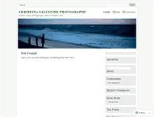 Tablet Screenshot of christinavalentinephotography.wordpress.com